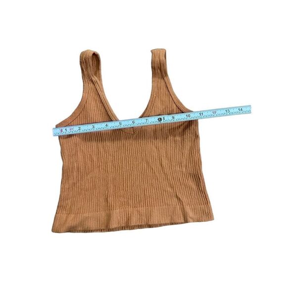 UO Out From Under Drew Seamless Ribbed Bra Top‎ Rust Brown sz Small - Picture 5 of 6